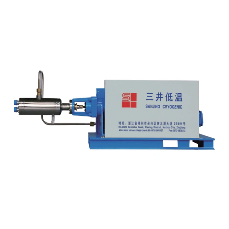 Heen en weer bewegende cryogene pomp